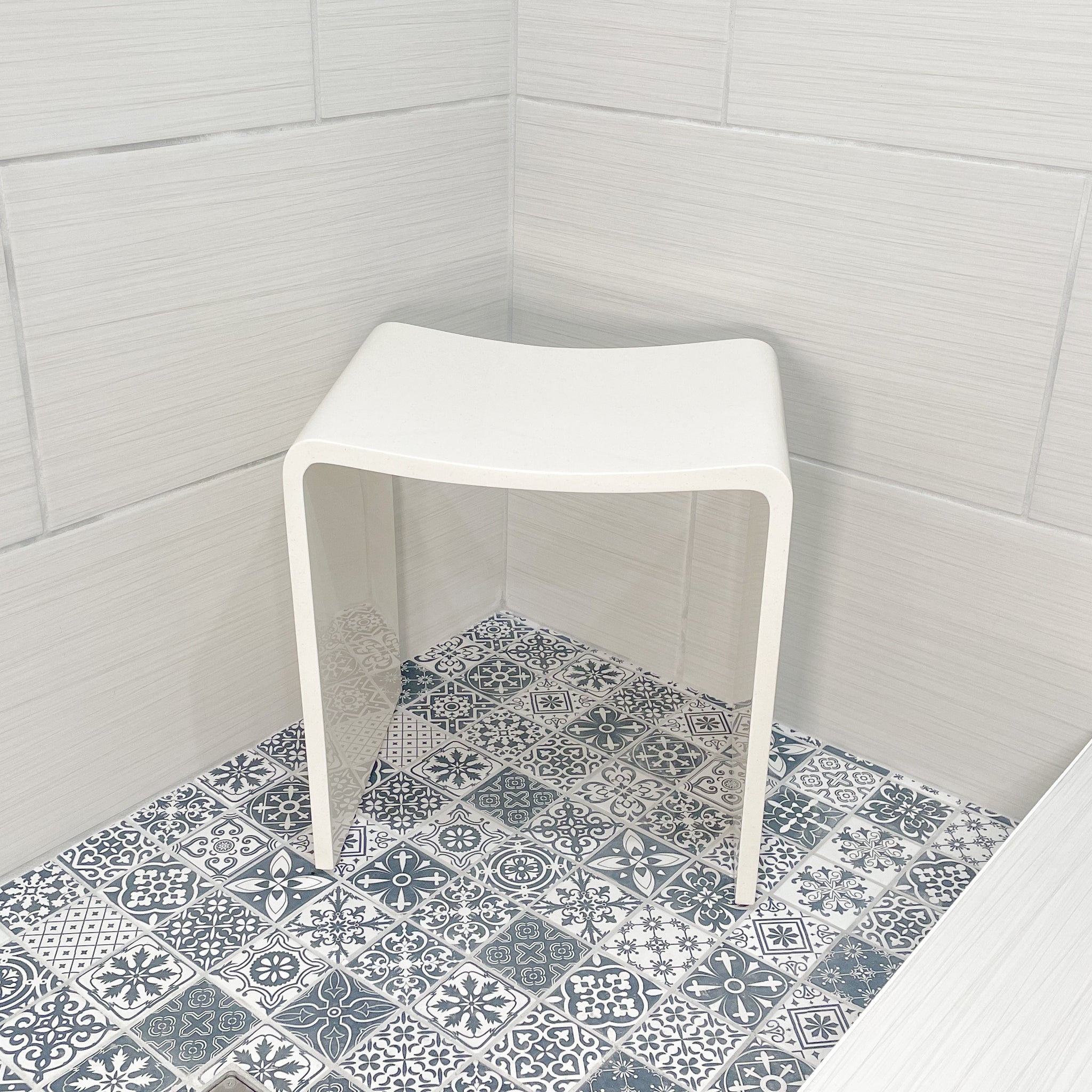 SolutionBased Refine M2 Designer Shower Stool