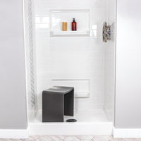 Refine M2 Designer Shower Stool - Open Box-SolutionBased