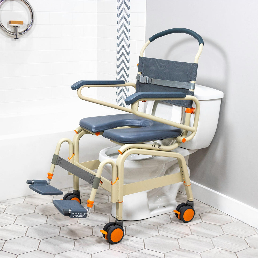 ShowerBuddy SB6C22 Bariatric Shower Chair (Open Box)